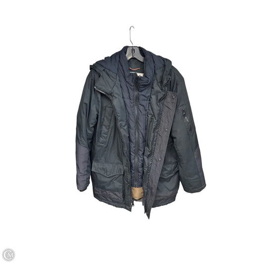 Coat Parka By Clothes Mentor In Black, Size: M