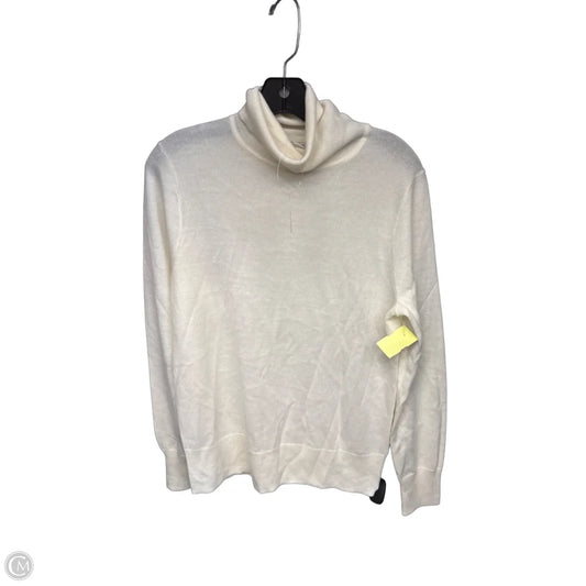 Top Long Sleeve By J. Crew In Cream, Size: L