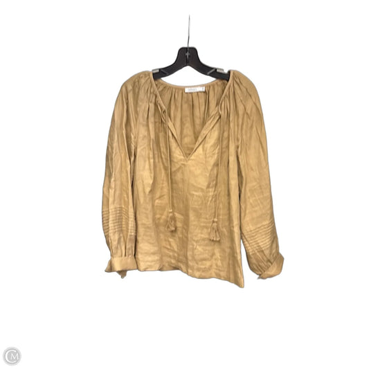 Tunic Long Sleeve By Mer Sea In Tan, Size: Xl