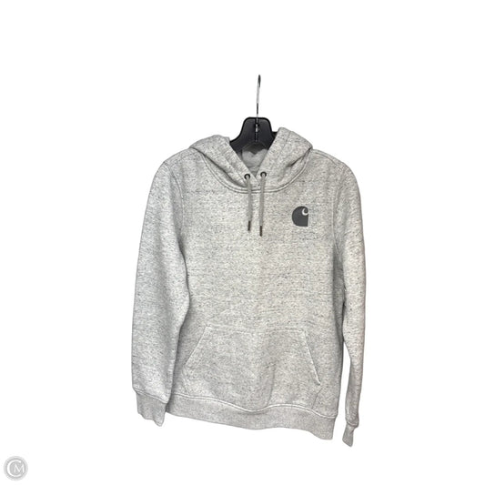 Sweatshirt Hoodie By Carhartt In Grey, Size: S