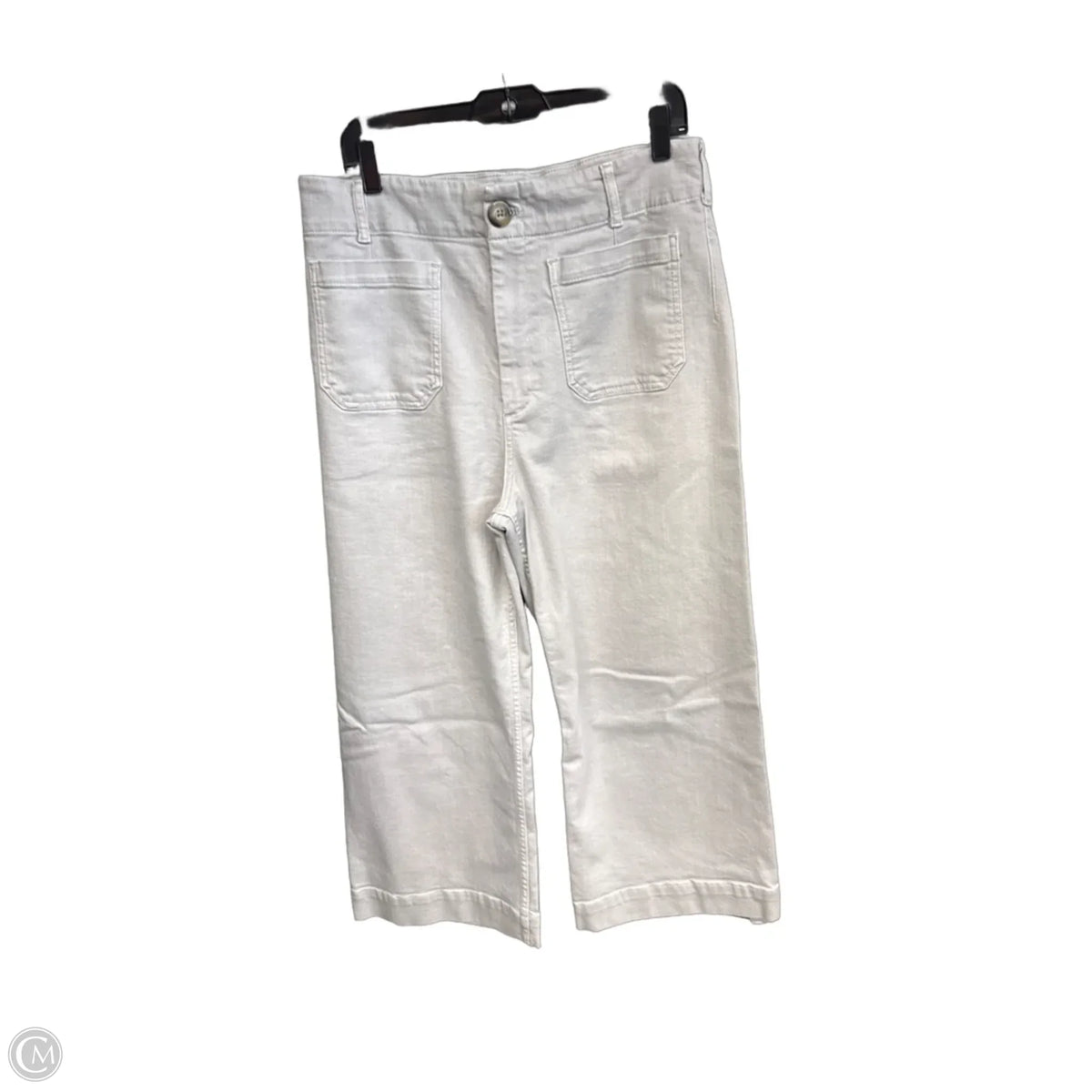 Pants Cropped By Maeve In Grey, Size: 14