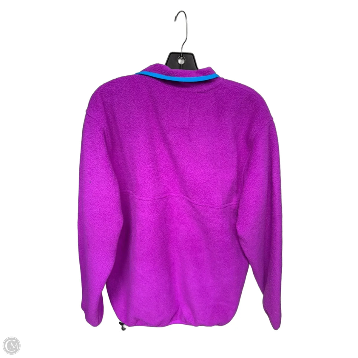 Jacket Fleece By Gap In Blue & Purple, Size: S