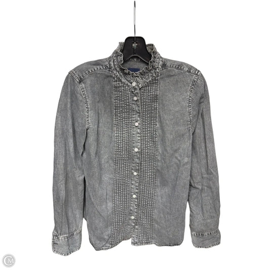 Top Long Sleeve By Gap In Grey, Size: Xs