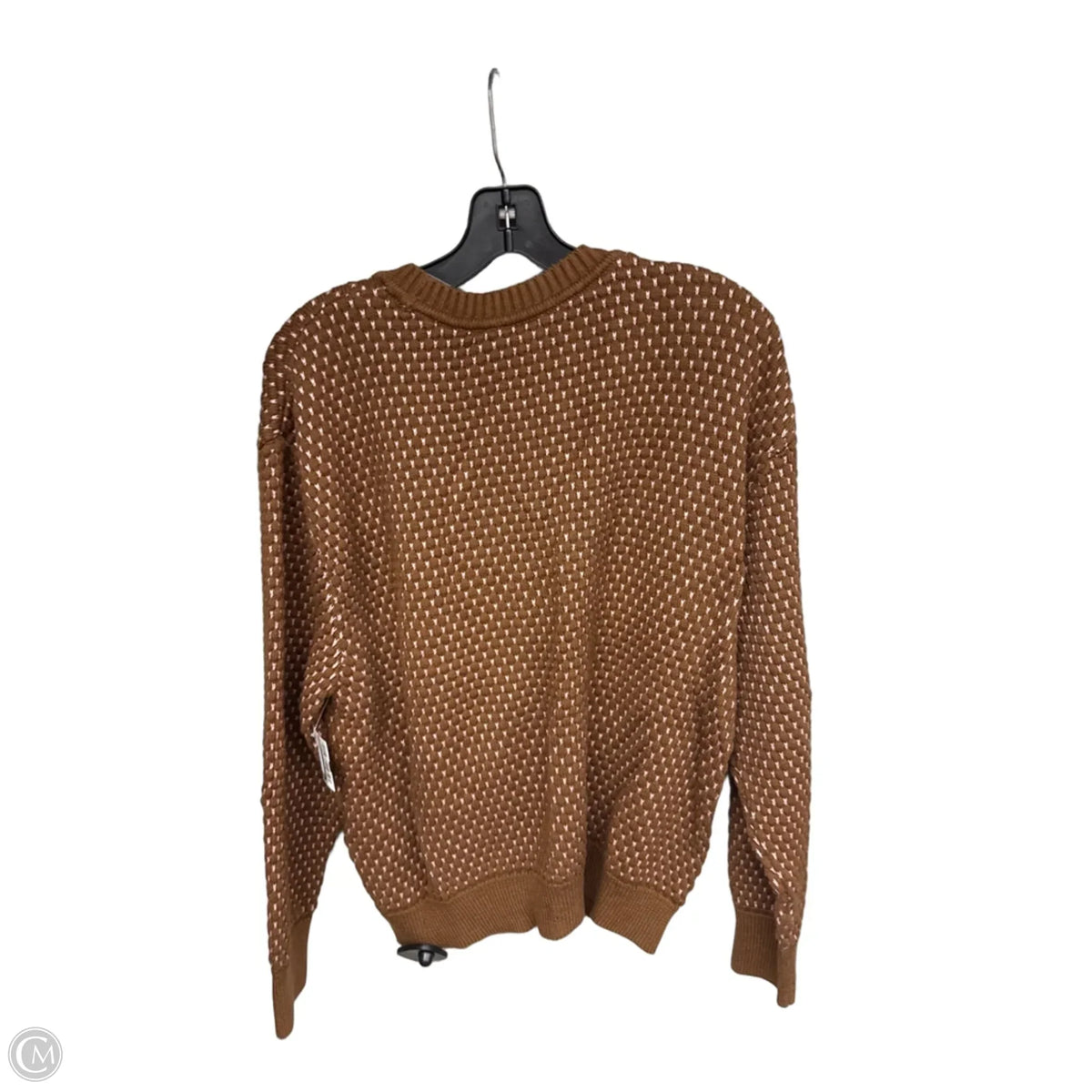 Cardigan By Levis In Brown & Pink, Size: Xl