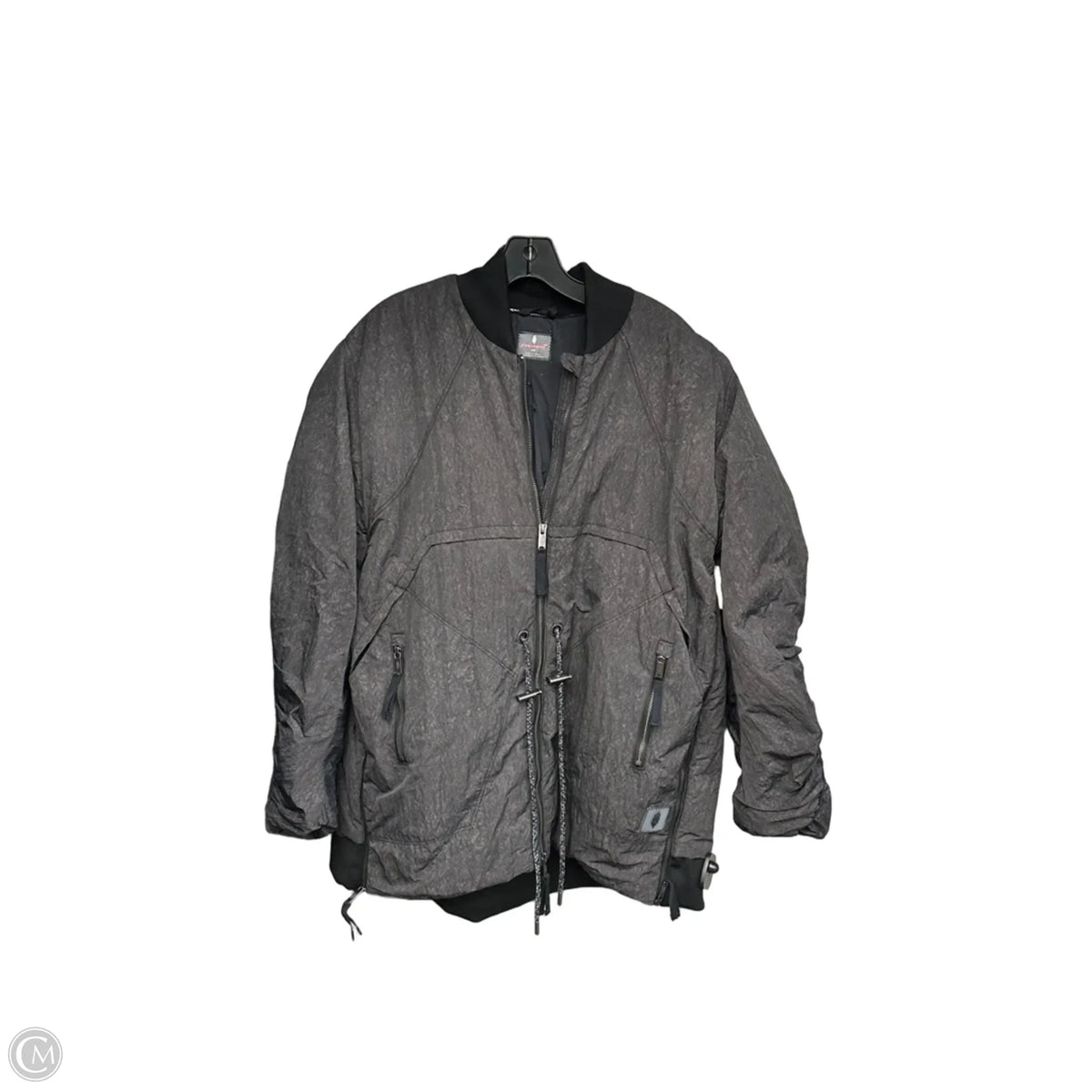 Jacket Utility By Free People In Grey, Size: Sp