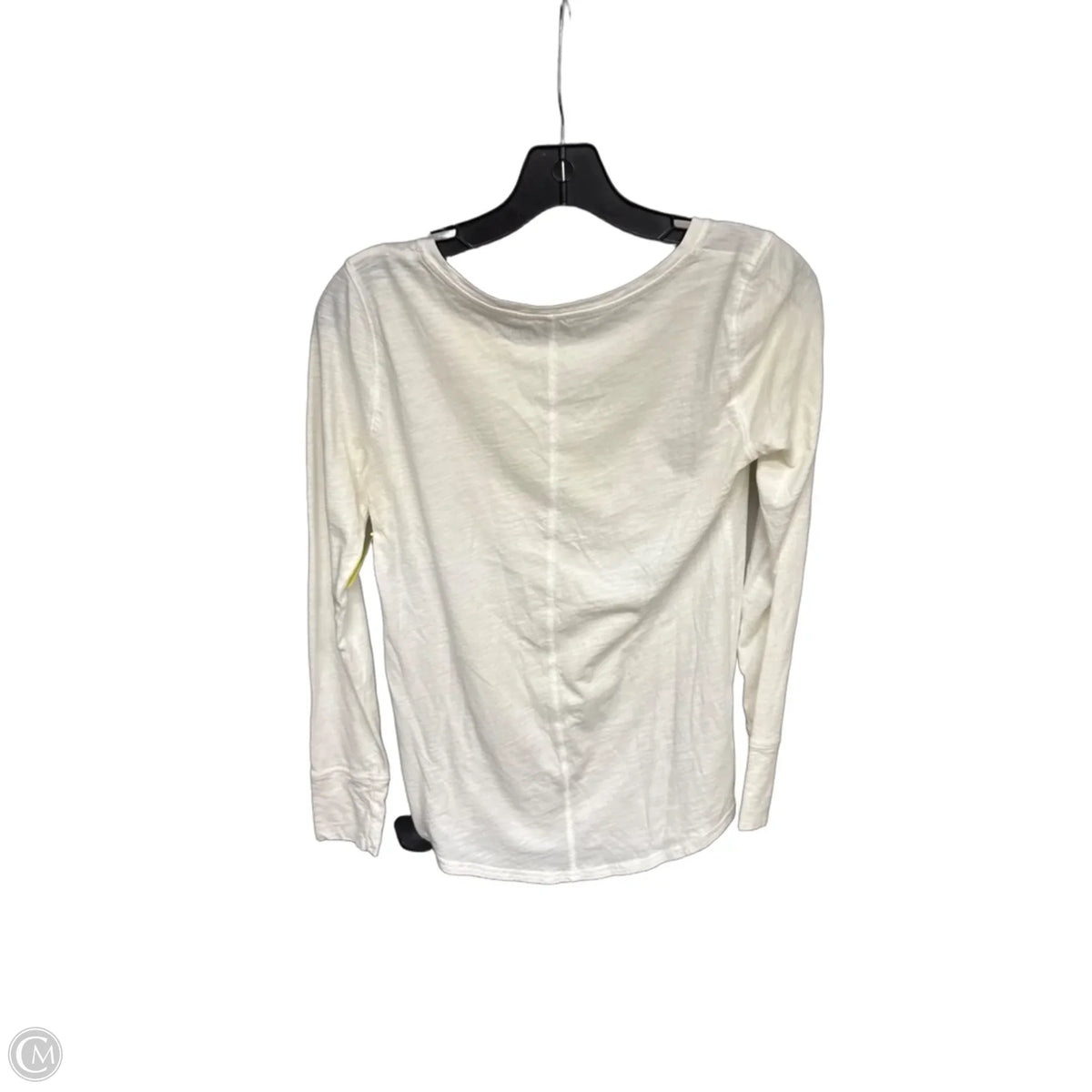 Top Long Sleeve Basic By Loft In Cream, Size: Xs