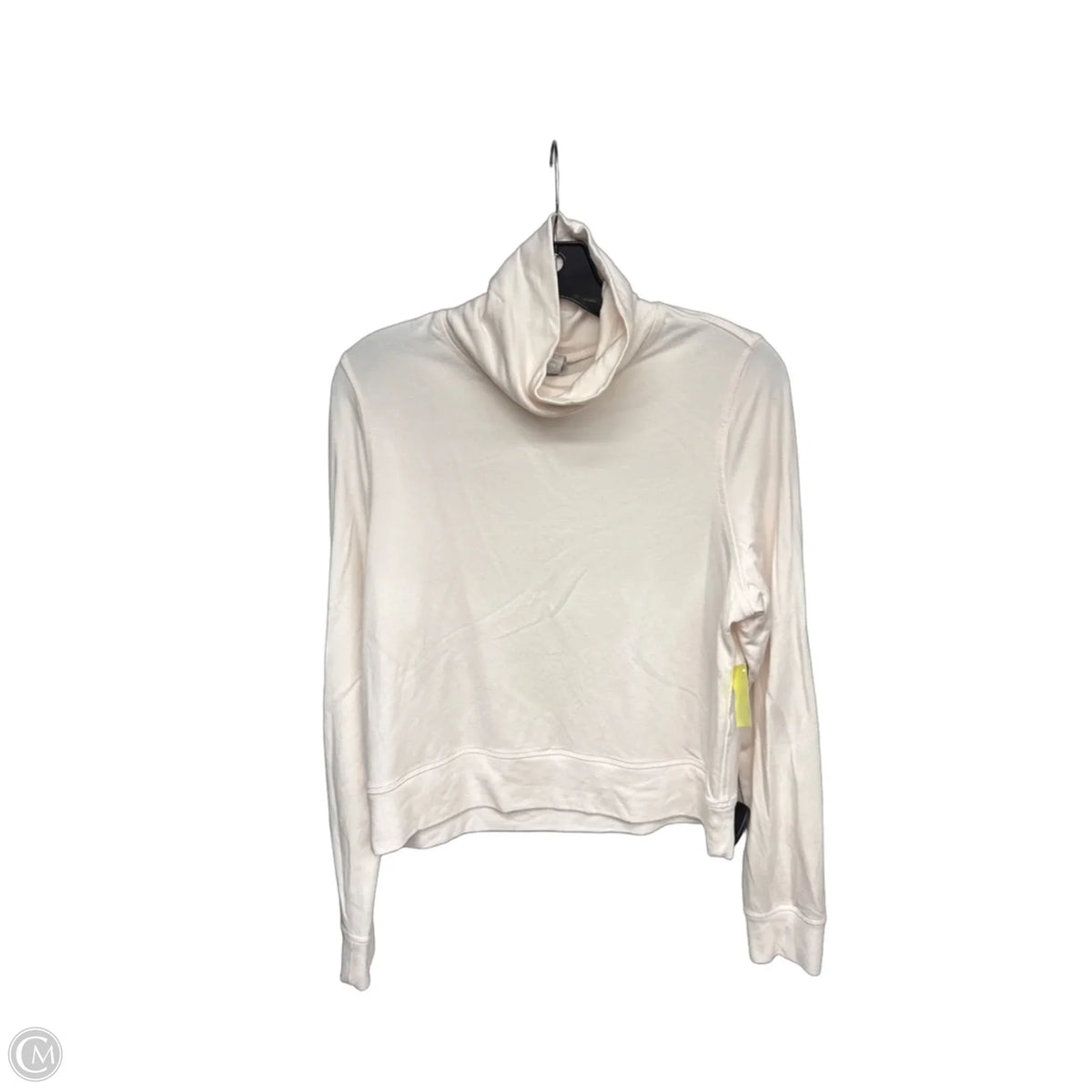 Top Long Sleeve By Athleta In Cream, Size: S