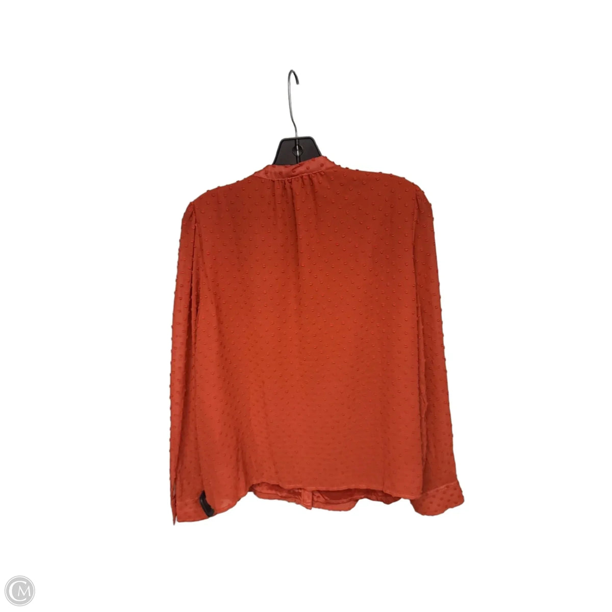 Blouse Long Sleeve By J. Crew In Orange, Size: M