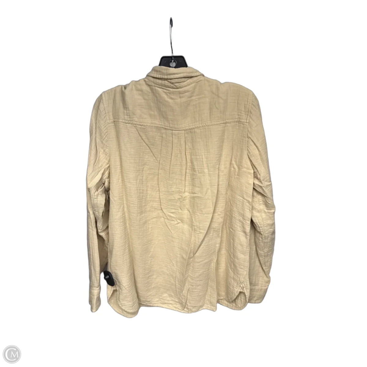 Top Long Sleeve By J. Crew In Tan, Size: M