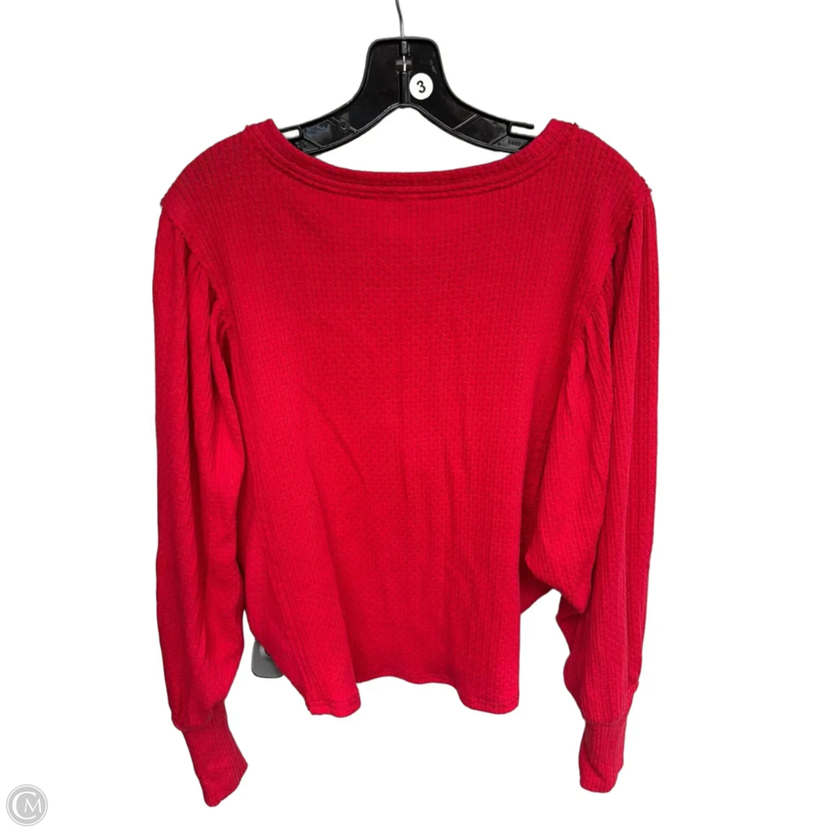 Top Long Sleeve By Free People In Red, Size: S