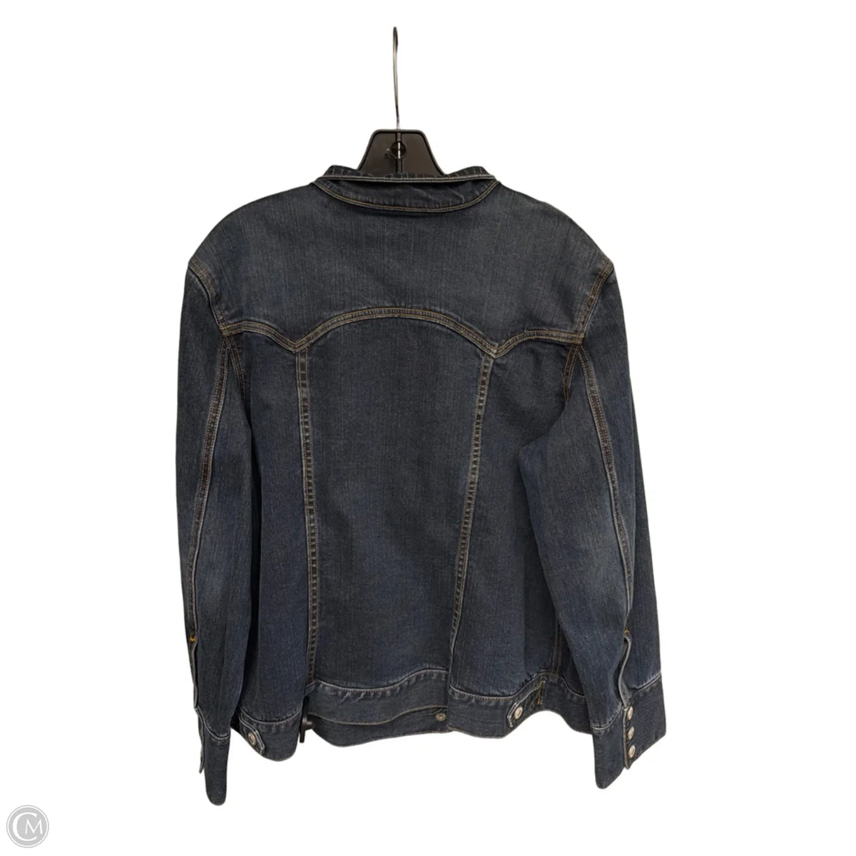 Jacket Denim By Gap In Blue Denim, Size: Xl
