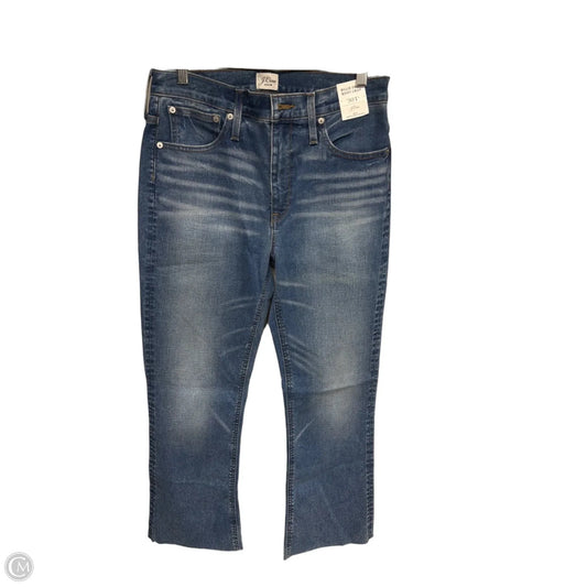 Jeans Straight By J. Crew In Blue Denim, Size: 30