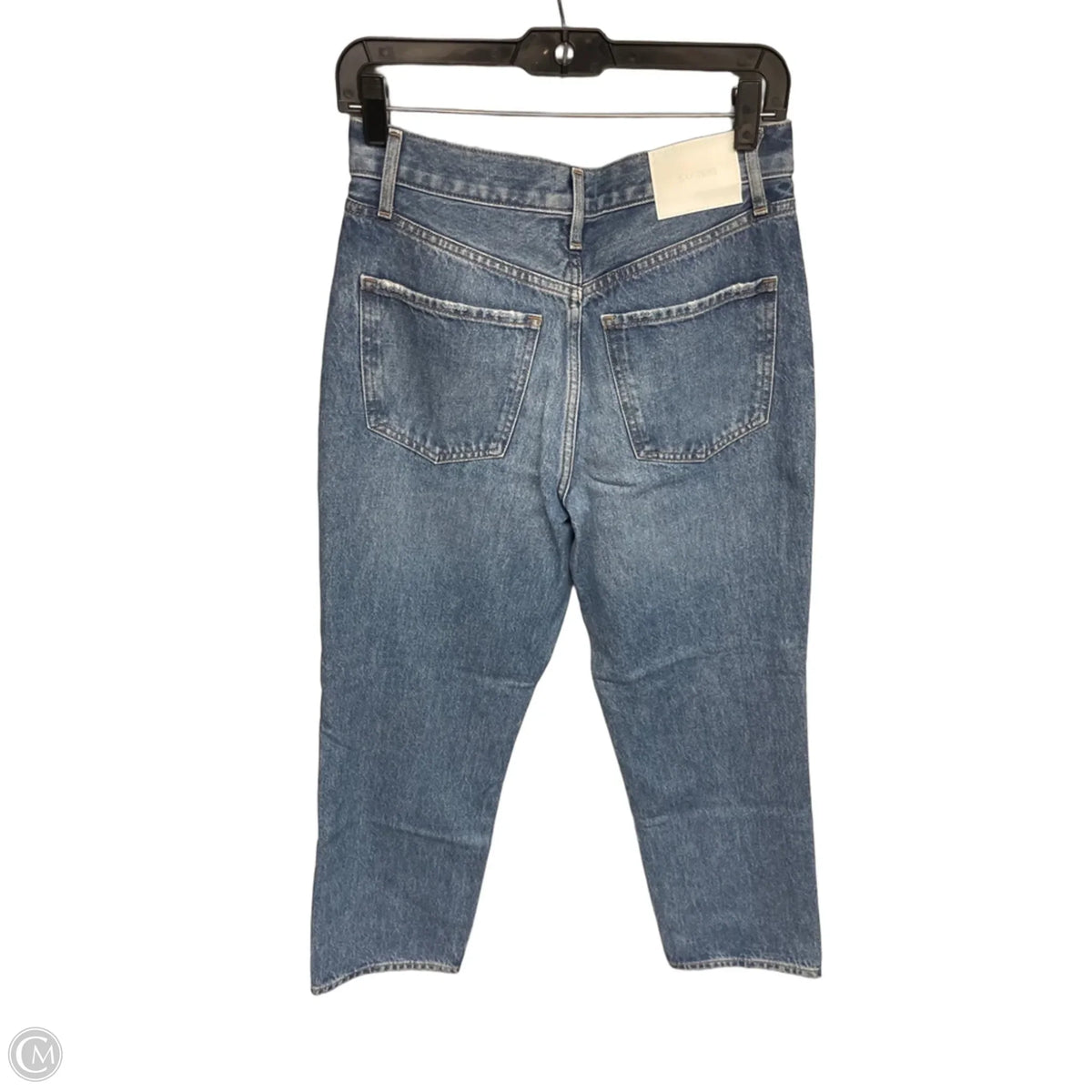 Jeans Straight By Express In Blue Denim, Size: 4