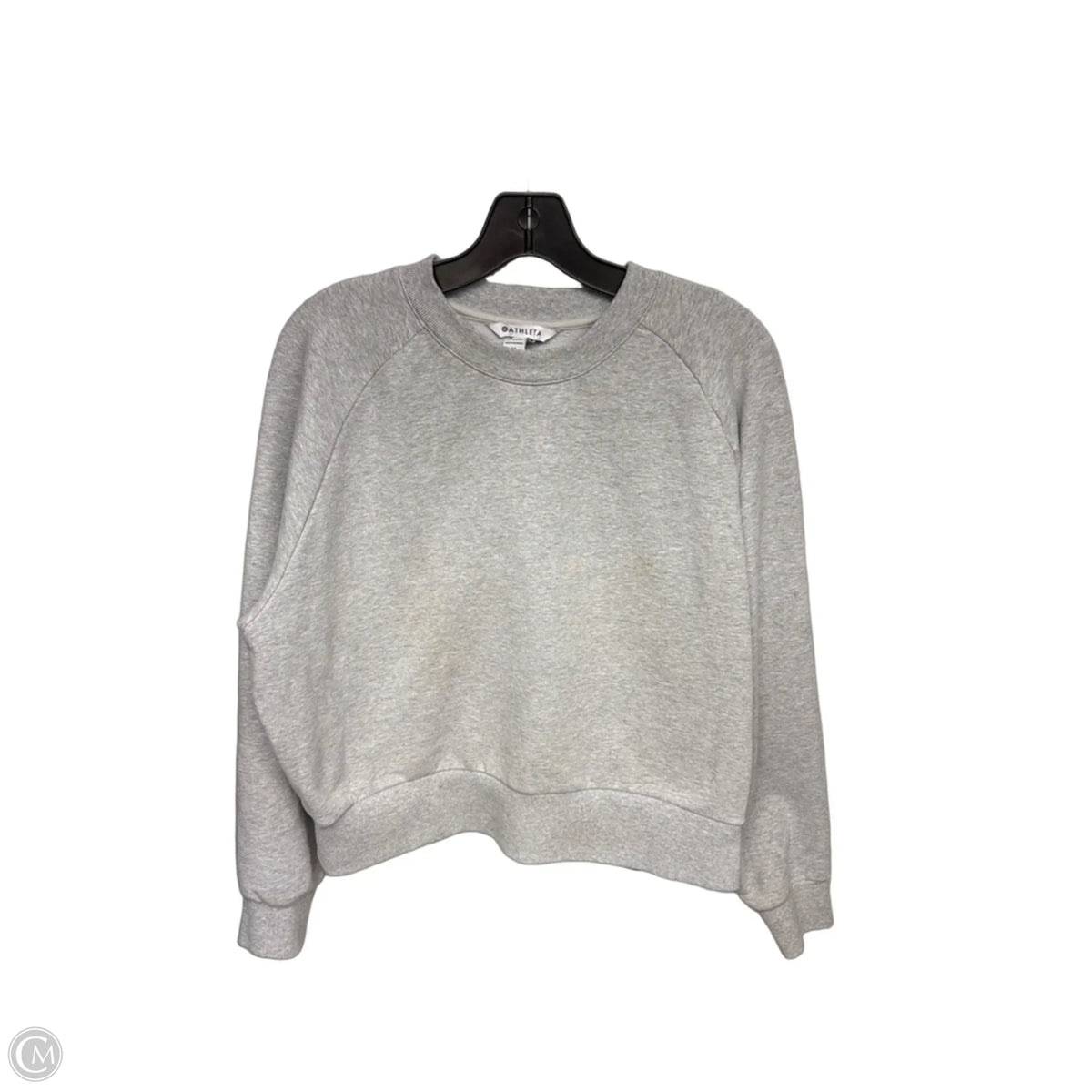Athletic Sweatshirt Crewneck By Athleta In Grey, Size: M