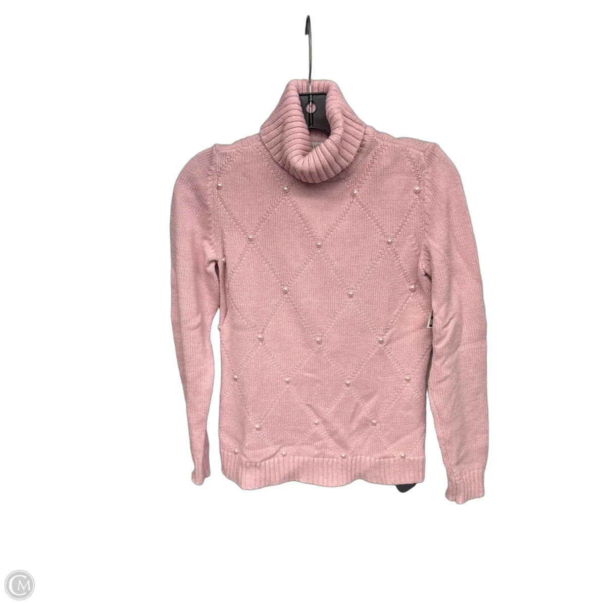 Sweater By Liz Claiborne In Pink, Size: Mp