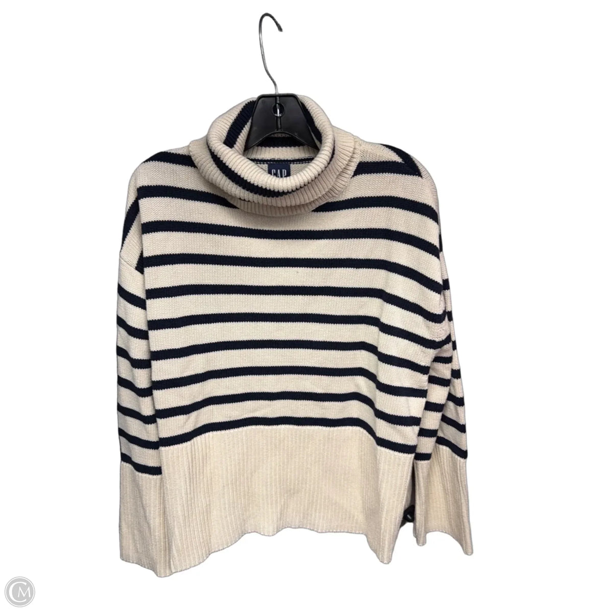 Sweater By Gap In Striped Pattern, Size: Sp
