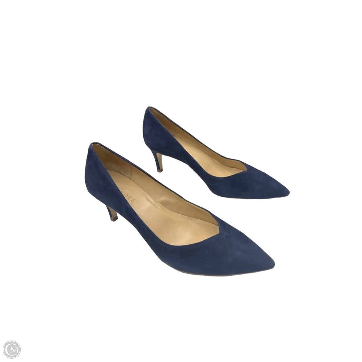 Shoes Heels Kitten By Talbots In Blue, Size: 9.5