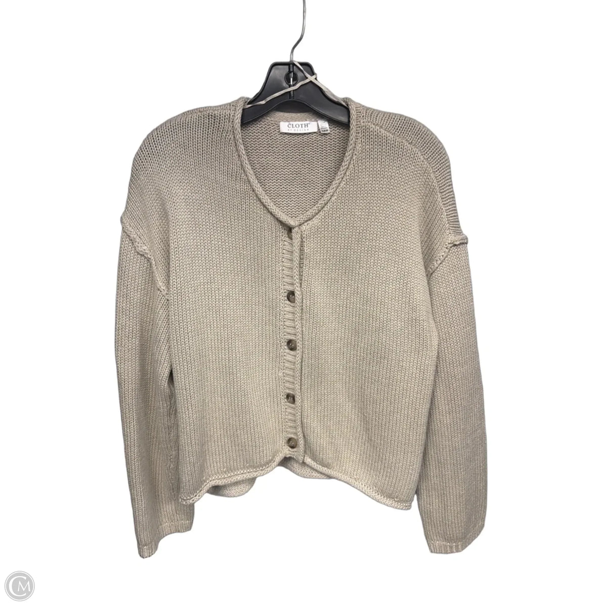 Cardigan By Clothes Mentor In Grey, Size: S