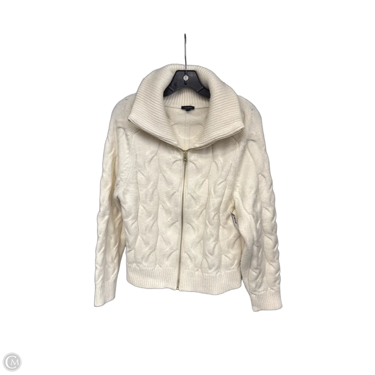 Sweater By Talbots In Cream, Size: L