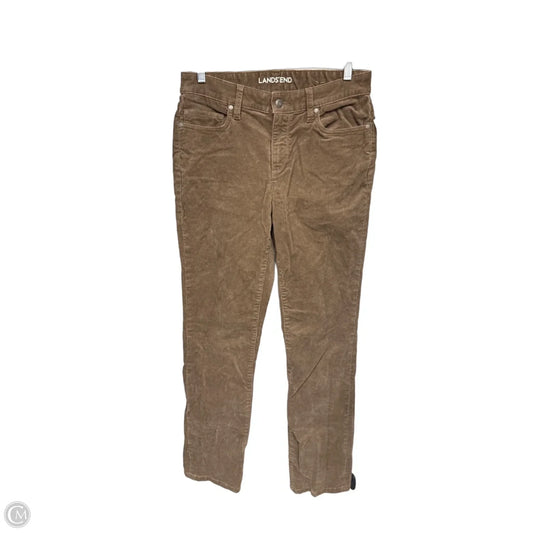 Pants Corduroy By Lands End In Brown, Size: 4