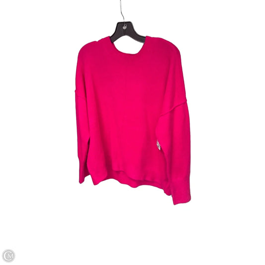 Sweater By Vince Camuto In Pink, Size: L