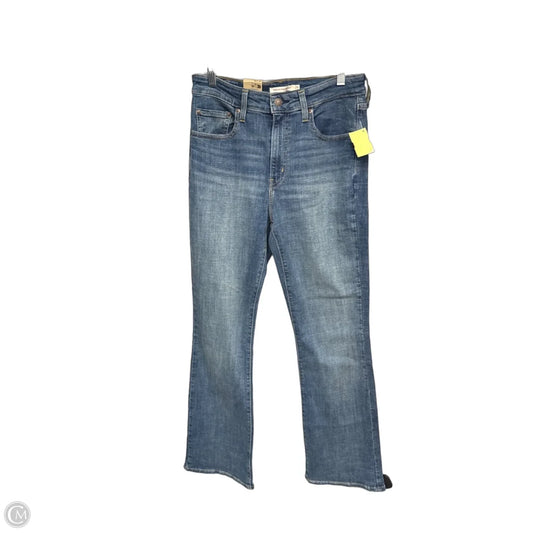 Jeans Boot Cut By Levis In Blue Denim, Size: 8