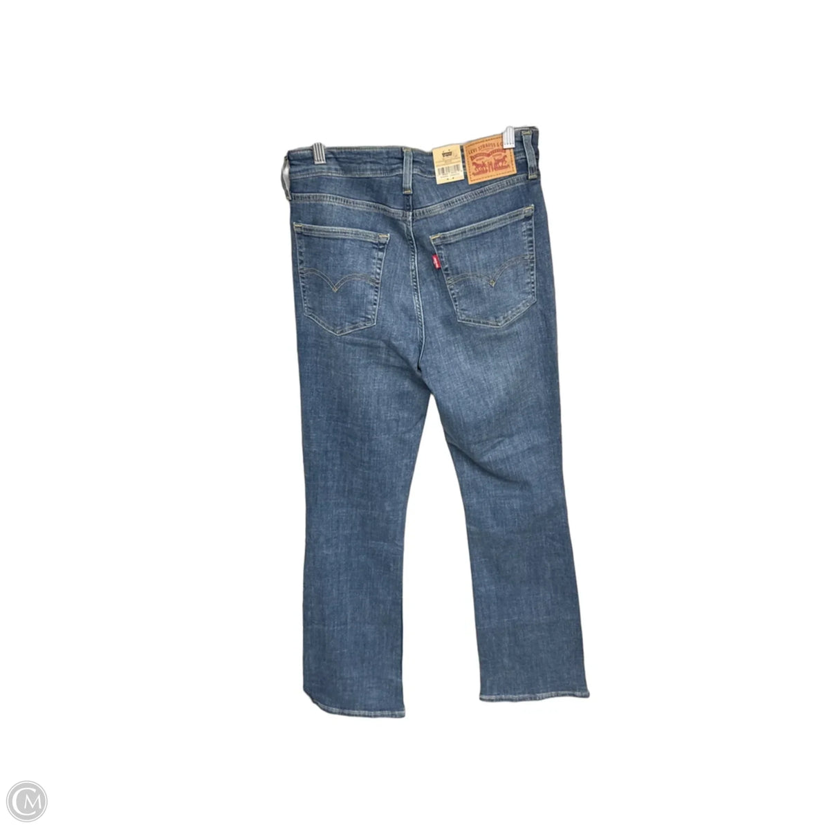 Jeans Boot Cut By Levis In Blue Denim, Size: 8