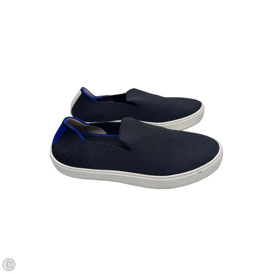 Shoes Sneakers By Rothys In Black & Blue, Size: 7.5