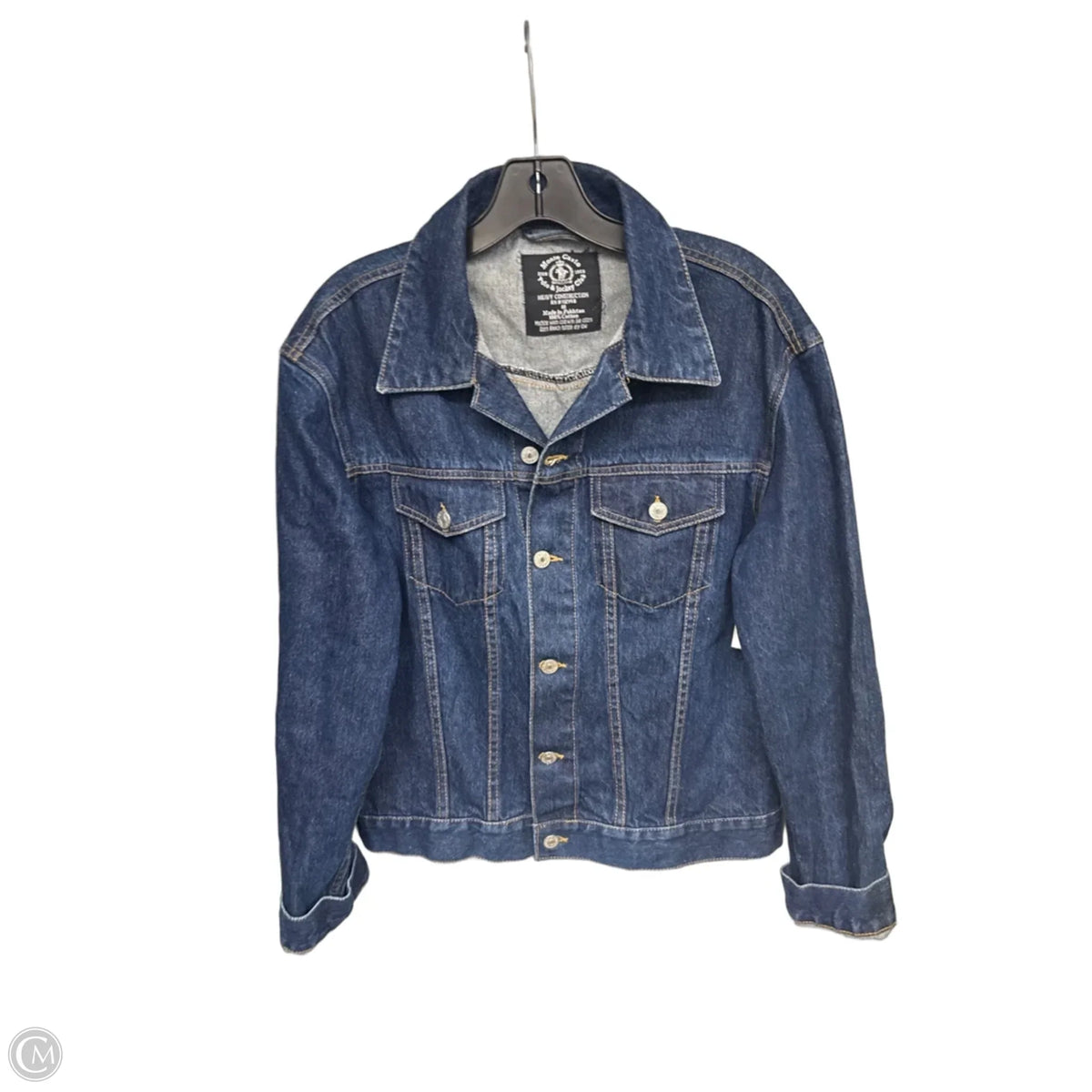 Jacket Denim By Clothes Mentor In Blue Denim, Size: M