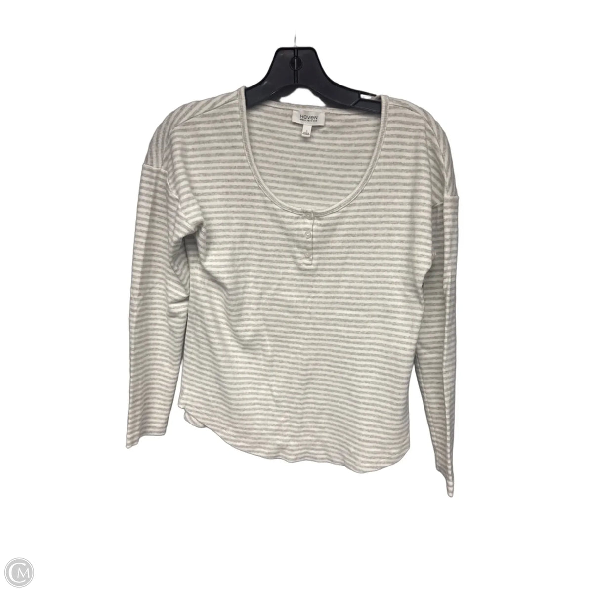 Top Long Sleeve By Have In Striped Pattern, Size: S