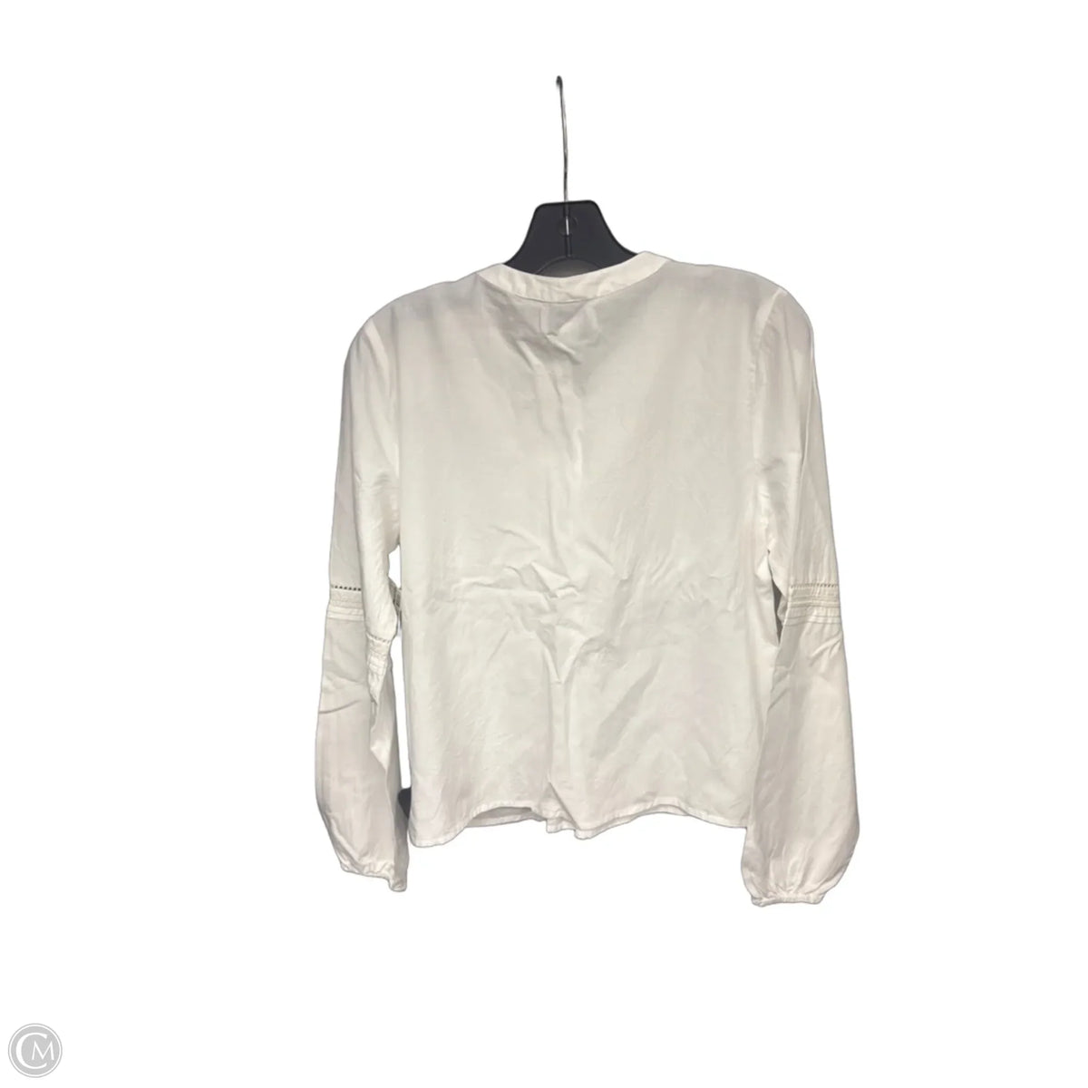 Top Long Sleeve By Evereve In White, Size: Xs