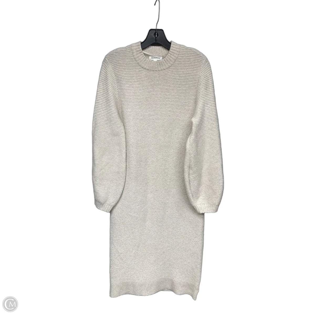 Dress Sweater By Prologue In Cream, Size: S