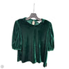 Top Short Sleeve By Evereve In Green, Size: M