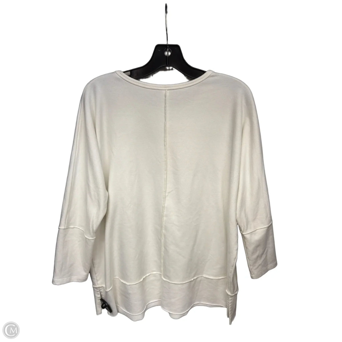Top 3/4 Sleeve By Spanx In Cream, Size: M