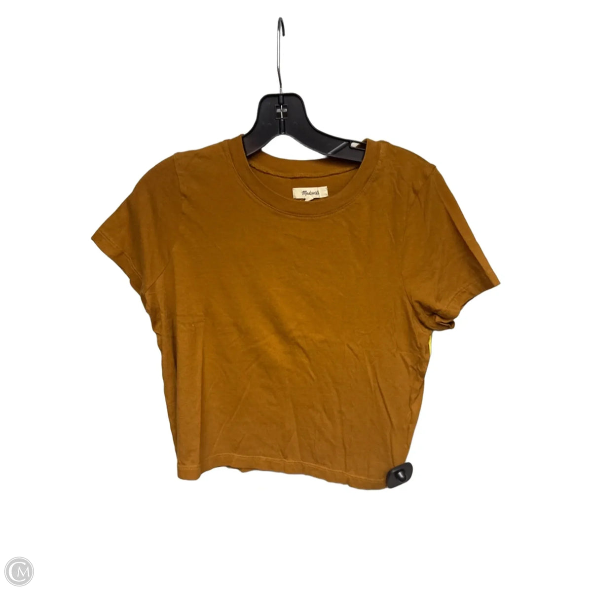 Top Short Sleeve Basic By Madewell In Brown, Size: Xs