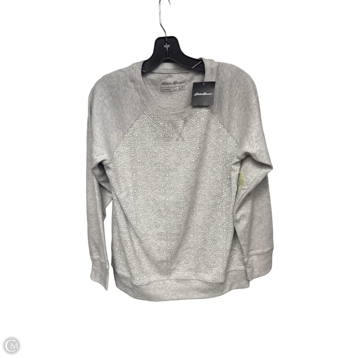 Top Long Sleeve By Eddie Bauer In Grey, Size: M