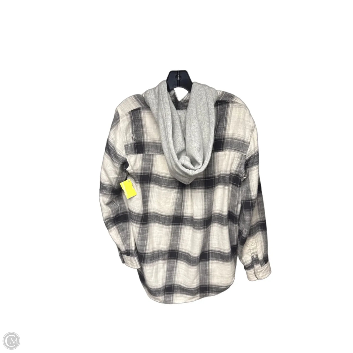 Top Long Sleeve By American Eagle In Plaid Pattern, Size: Xs