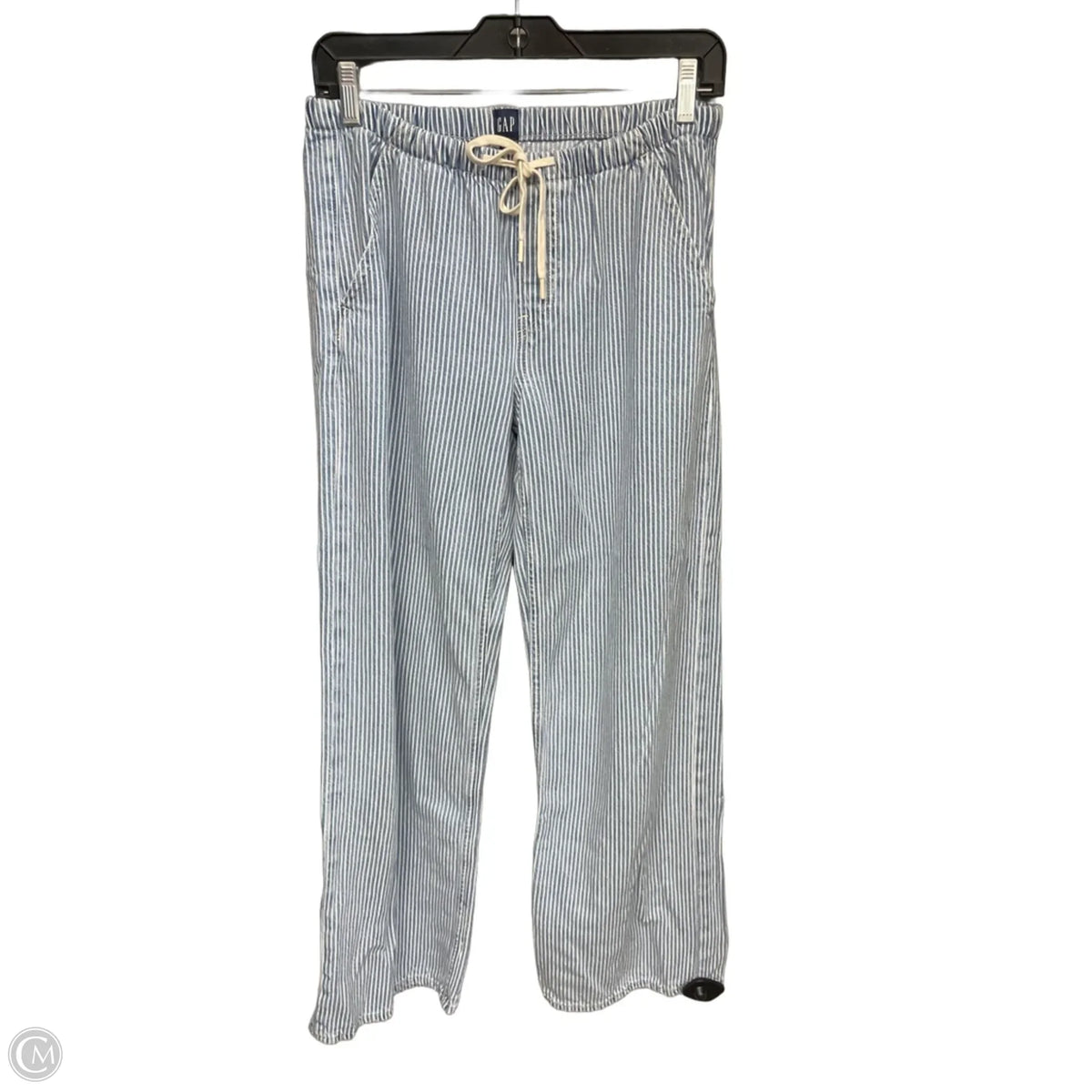 Pants Wide Leg By Gap In Striped Pattern, Size: Xs