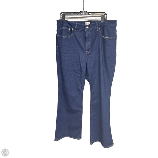 Jeans Straight By Madewell In Blue Denim, Size: 18