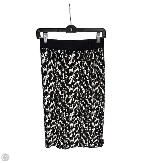 Skirt Midi By Philosophy In Black & White, Size: Xs