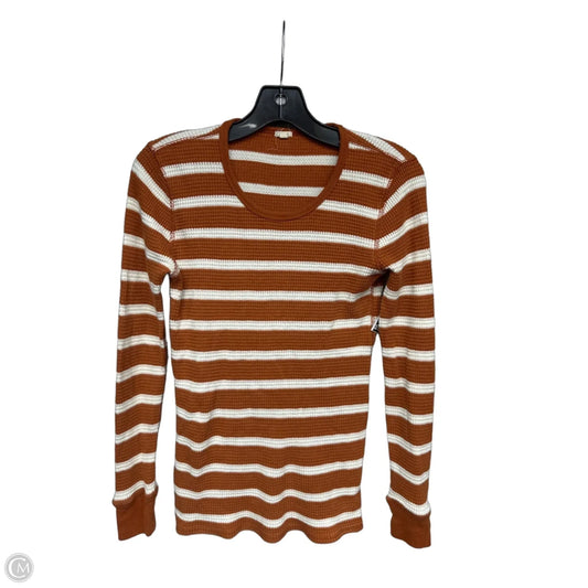 Top Long Sleeve By J. Crew In Striped Pattern, Size: S