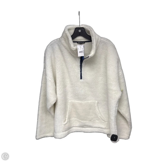 Jacket Fleece By J. Crew In White, Size: Xl