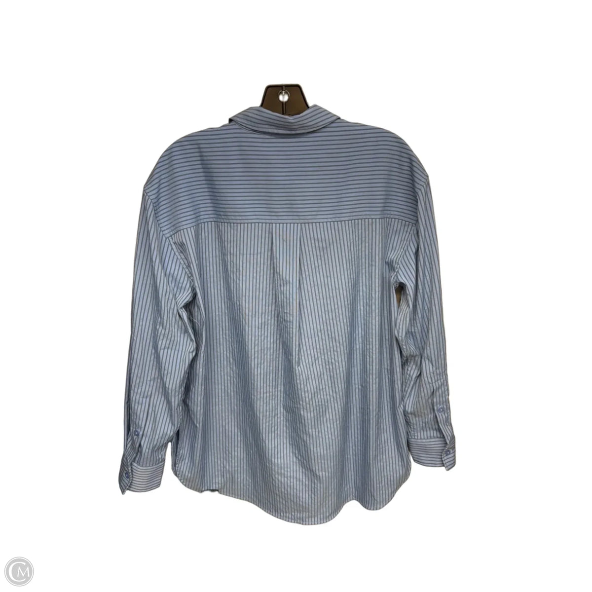 Top Long Sleeve By Athleta In Striped Pattern, Size: M