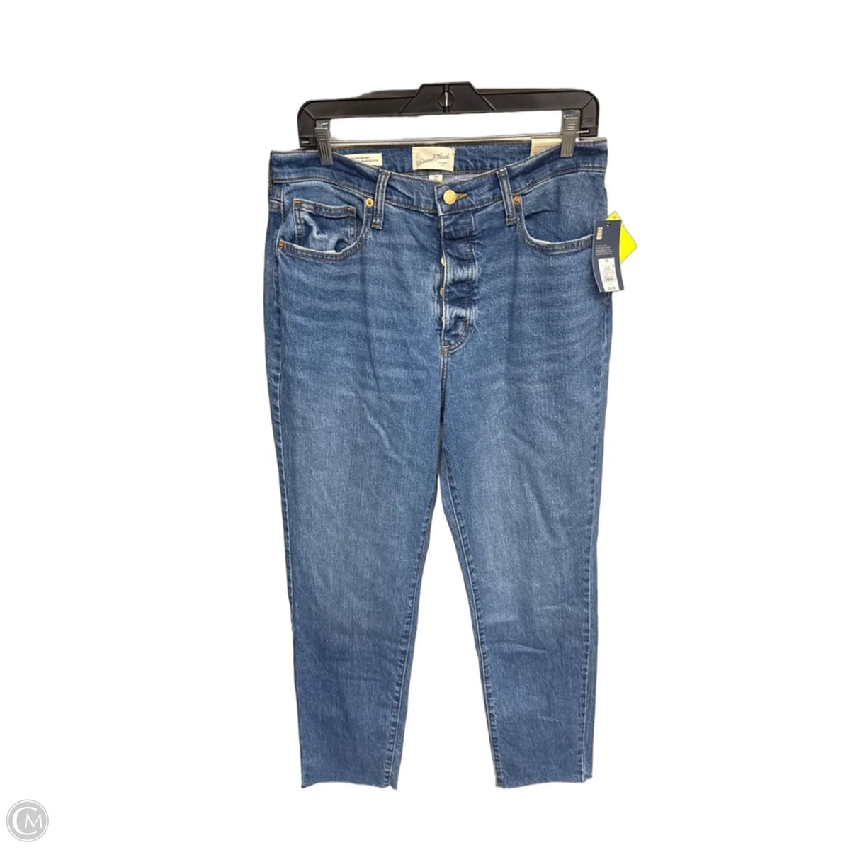 Jeans Straight By Universal Thread In Blue Denim, Size: 12