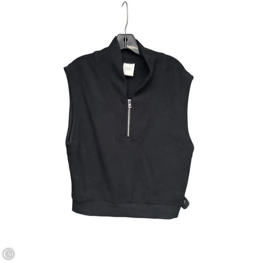 Athletic Top Short Sleeve By Varley In Black, Size: L