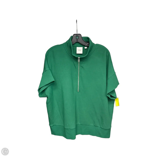 Athletic Top Short Sleeve By Varley In Green, Size: L