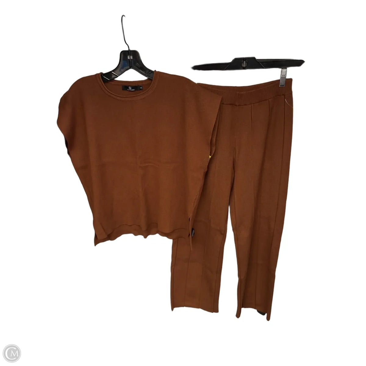 Pants Set 2pc By Lillusory In Brown, Size: S