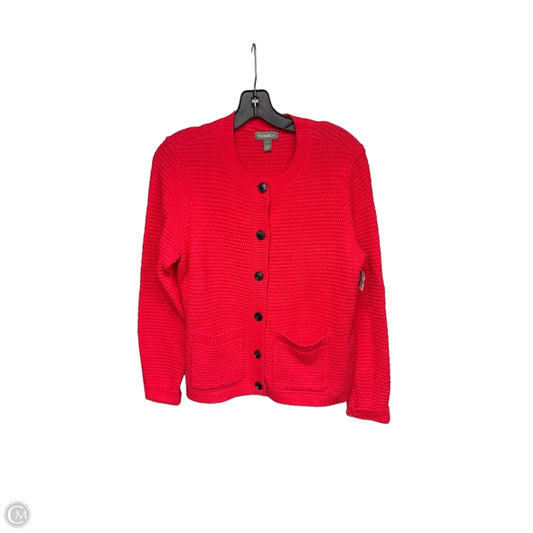 Cardigan By Style And Company In Red, Size: M
