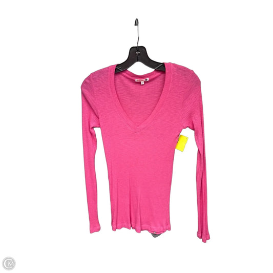 Top Long Sleeve By Sundry In Pink, Size: S