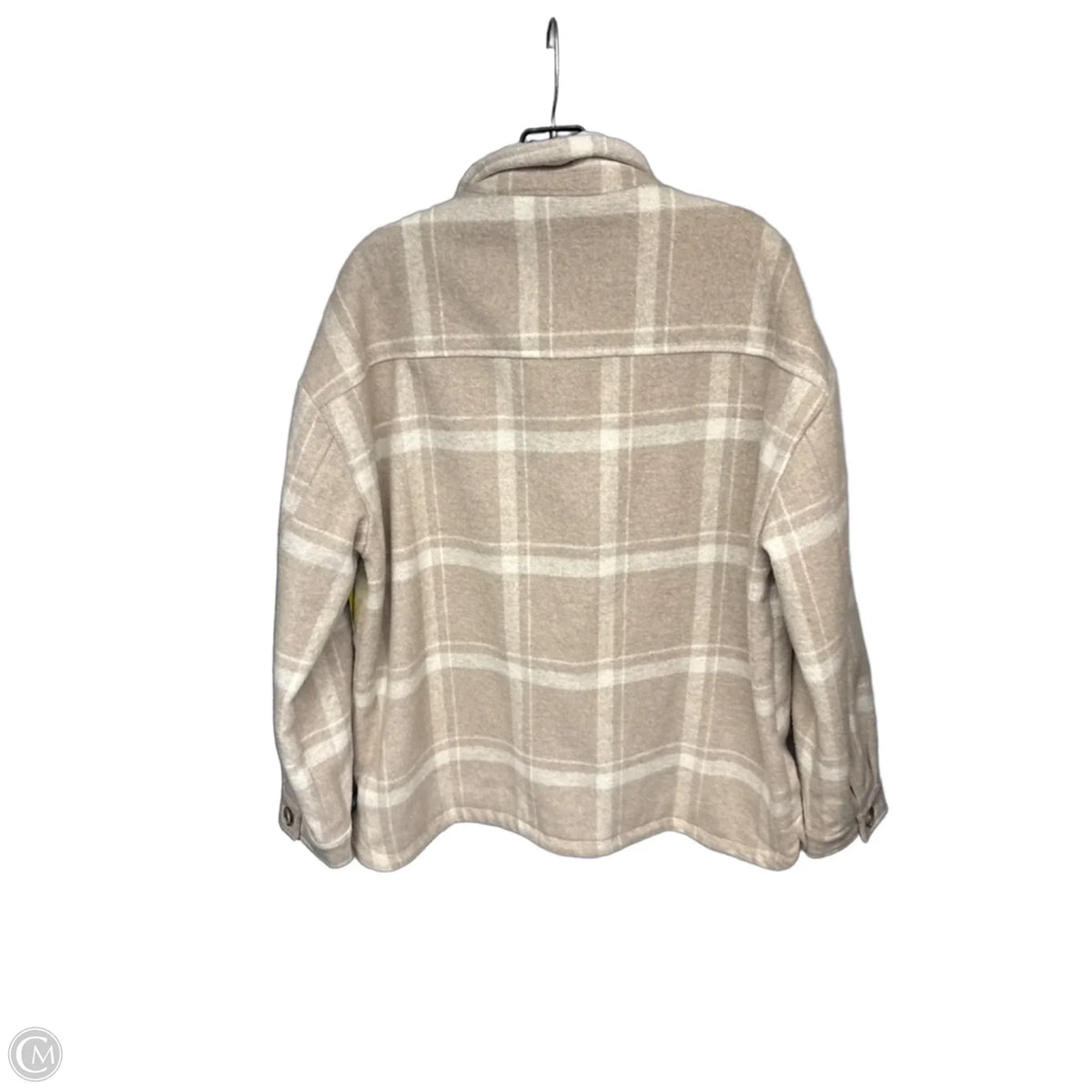 Jacket Shirt By Gilli In Tan, Size: L